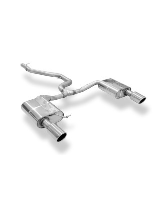 VW Passat 3C 4-Motion Silenziatore posteriore destra e sinistra and mid sile (Cod. F-VW024093-133-HA