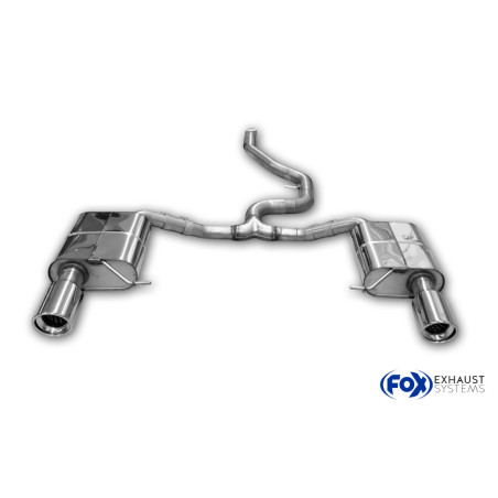 VW Passat 3C 4-Motion Silenziatore posteriore destra e sinistra and mid sile (Cod. F-VW024093-153-HA