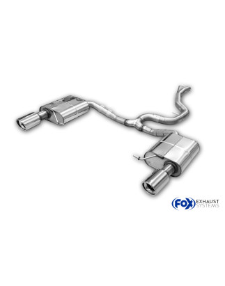 VW Passat 3C 4-Motion Silenziatore posteriore destra e sinistra and mid sile (Cod. F-VW024093-153-HA