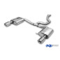 VW Passat 3C 4-Motion Silenziatore posteriore destra e sinistra and mid sile (Cod. F-VW024093-153-HA