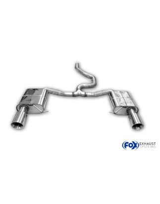 VW Passat 3C 4-Motion Silenziatore posteriore destra e sinistra and mid sile (Cod. F-VW024093-293-HA