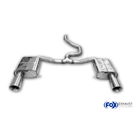 VW Passat 3C 4-Motion Silenziatore posteriore destra e sinistra and mid sile (Cod. F-VW024093-293-HA