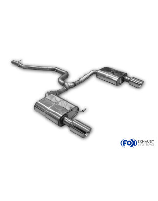 VW Passat 3C 4-Motion Silenziatore posteriore destra e sinistra and mid sile (Cod. F-VW024093-293-HA