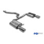 VW Passat 3C 4-Motion Silenziatore posteriore destra e sinistra and mid sile (Cod. F-VW024093-293-HA