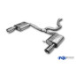 VW Passat 3C 4-Motion Silenziatore posteriore destra e sinistra and mid sile (Cod. F-VW024093-293-HA