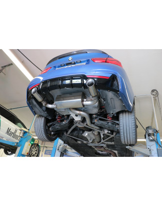 BMW F36 – 440i xDrive Grand Coupé – pacchetto M Silenziatore posteriore trasversale uscita dest