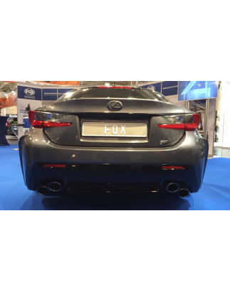 Lexus RC F Silenziatore posteriore destra e sinistra – 2x115x85 Tipo 38 con uscite destra e sinist
