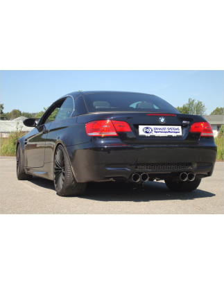 BMW E93 M3 cabrio – Super Sound Silenziatore posteriore destra e sinistra - (Cod. F-BM023074-011)