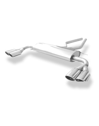 Range Rover III Tipo LM Silenziatore posteriore con uscite destra e sinistra (duplex) (Cod. F-LR0120