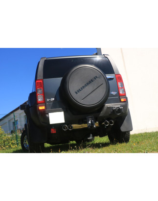 Hummer H3 Silenziatore uscita posteriore destra e sinistra – 2x100 tipo (Cod. F-HU011015-274)
