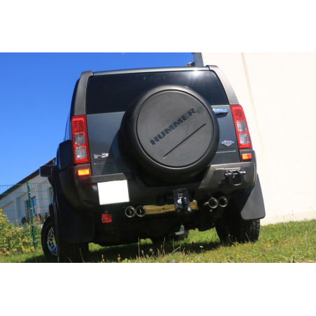 Hummer H3 Silenziatore uscita posteriore destra e sinistra – 2x100 tipo (Cod. F-HU011015-274)