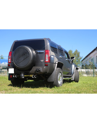 Hummer H3 Silenziatore uscita posteriore destra e sinistra – 2x100 tipo (Cod. F-HU011015-274)