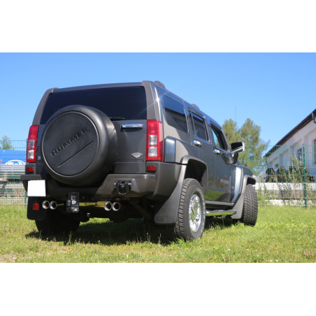 Hummer H3 Silenziatore uscita posteriore destra e sinistra – 2x100 tipo (Cod. F-HU011015-274)