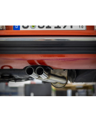 BMW 6er E24 – 633 CSI final an Silenziatore anteriore – 2x63 Tipo 14 (Cod. F-BM190002-084-HA)