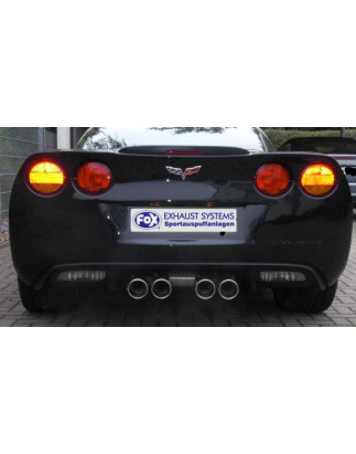 Corvette C06 Silenziatore uscita posteriore center – 4x100 Tipo 16 cent (Cod. F-CE012004-134)