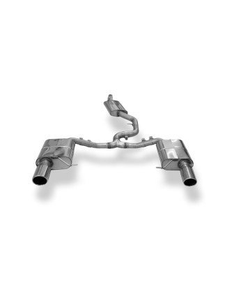VW Passat 3C 4-Motion Silenziatore posteriore destra e sinistra and mid sile (Cod. F-VW024093-133-HA