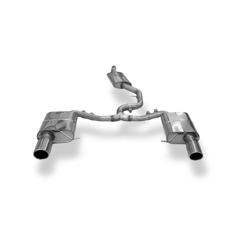 VW Passat 3C 4-Motion Silenziatore posteriore destra e sinistra and mid sile (Cod. F-VW024093-133-HA