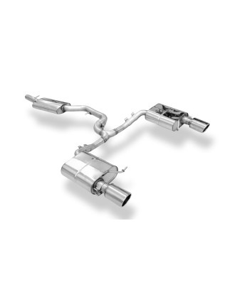 VW Passat 3C 4-Motion Silenziatore posteriore destra e sinistra and mid sile (Cod. F-VW024093-133-HA