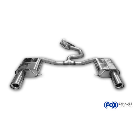 VW Passat 3C 4-Motion Silenziatore posteriore destra e sinistra and mid sile (Cod. F-VW024093-153-HA