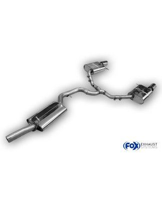 VW Passat 3C 4-Motion Silenziatore posteriore destra e sinistra and mid sile (Cod. F-VW024093-153-HA