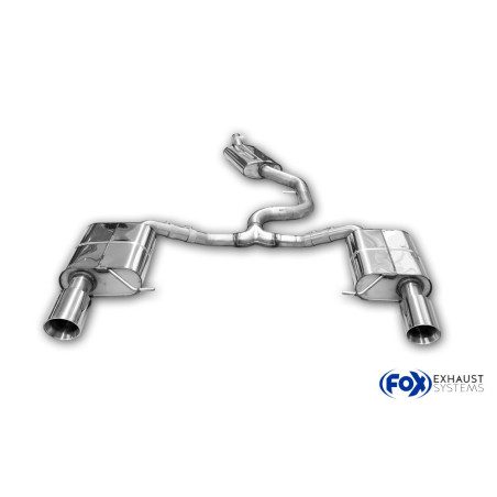 VW Passat 3C 4-Motion Silenziatore posteriore destra e sinistra and mid sile (Cod. F-VW024093-293-HA