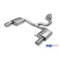 VW Passat 3C 4-Motion Silenziatore posteriore destra e sinistra and mid sile (Cod. F-VW024093-293-HA