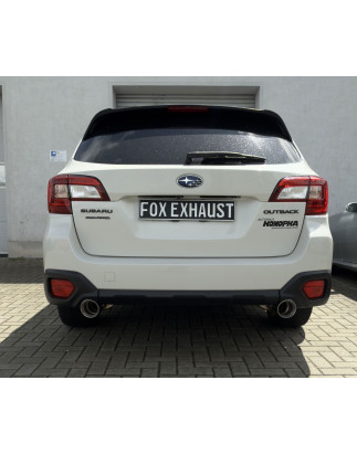 Subaru Outback BS Silenziatore posteriore destra e sinistra e silenziatore anteriore (Cod. F-SU06401