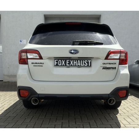 Subaru Outback BS Silenziatore posteriore destra e sinistra e silenziatore anteriore (Cod. F-SU06401
