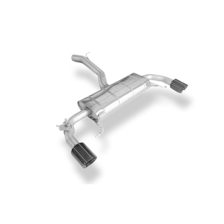 BMW X4 G02 – 30i Silenziatore posteriore con uscita sinistra/destra – 1x100 tipo (Cod. F-BM17101