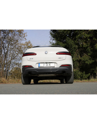 BMW X4 G02 – 30i Silenziatore posteriore con uscita sinistra/destra – 1x100 tipo (Cod. F-BM17101