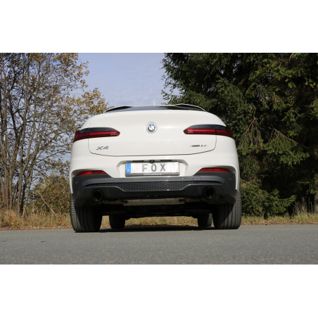 BMW X4 G02 – 30i Silenziatore posteriore con uscita sinistra/destra – 1x100 tipo (Cod. F-BM17101