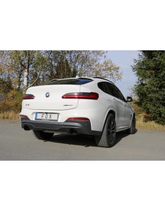 BMW X4 G02 – 30i Silenziatore posteriore con uscita sinistra/destra – 1x100 tipo (Cod. F-BM17101