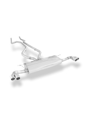BMW X5 F15 Silenziatore uscita posteriore destra e sinistra, entre doubl (Cod. F-BM112003-130)