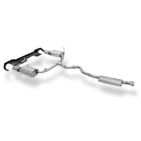 Subaru Outback BT con inserto posteriore nero opaco Silenziatore posteriore (Cod. F-SU063013-751-HA1