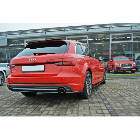 Splitters posteriori laterali Audi A4 B9 S-Line (Cod. M-AU-A4-B9-SLINE-AV-RSD1G)
