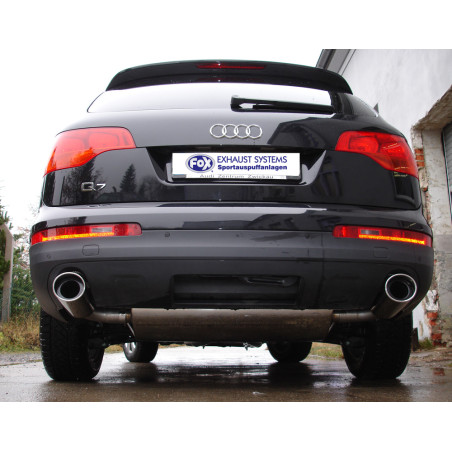 Audi Q7 – 4,2l FSI Silenziatore posteriore con uscite destra e sinistra (duplex) – 129x106 (Cod.
