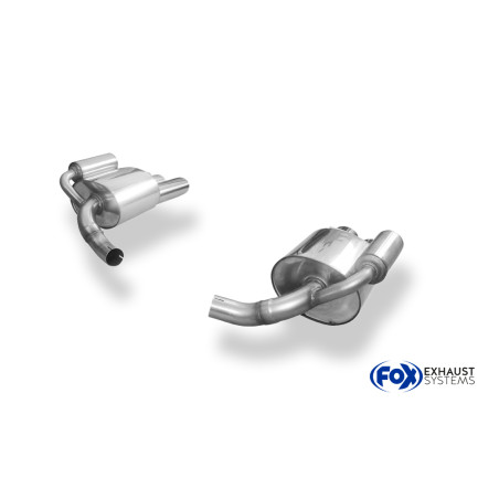 Porsche Panamera 3,6l Silenziatore posteriore destra e sinistra – 2x115x85 t (Cod. F-PO120014-748)