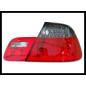 Fari Posteriori BMW E46 '98-'05 CC, Led, Red, Chromed, Smoked (Cod. E-FAB0112)