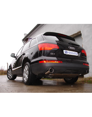 Audi Q7 – 3,0l TDI Silenziatore posteriore con uscite destra e sinistra (duplex) – 129x106 (Cod.