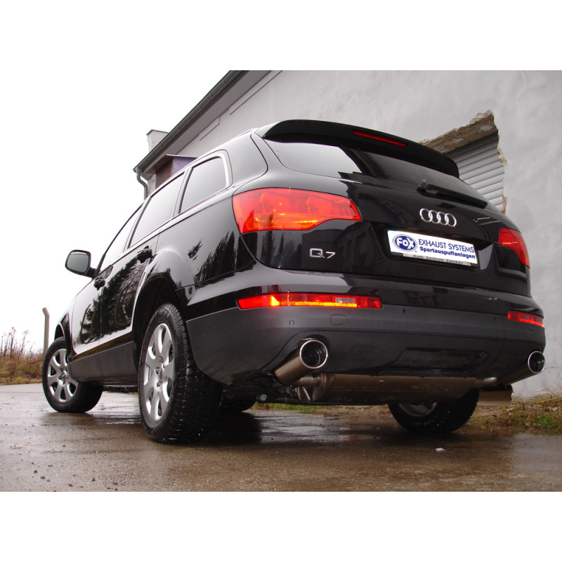 Audi Q7 – 3,0l TDI Silenziatore posteriore con uscite destra e sinistra (duplex) – 129x106 (Cod.