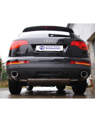 Audi Q7 – 3,0l TDI Silenziatore posteriore con uscite destra e sinistra (duplex) – 129x106 (Cod.