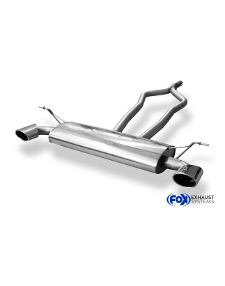VW Touareg Tipo 7L Silenziatore posteriore con uscite destra e sinistra (duplex) – 140x90 t (Cod. 