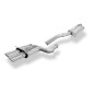 Audi RS4 B5 – Silenziatore inox 90mm - 2x106x71 Tipo 32 - incluso adattatore a Y per downpipe 76mm