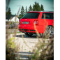 Audi RS4 B5 - Silenziatore inox 90mm - 2x106x71 Tipo 32 - incluso adattatore a Y per downpipe 76mm (