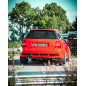 Audi RS4 B5 - Silenziatore inox 90mm - 2x106x71 Tipo 32 - incluso adattatore a Y per downpipe 76mm (