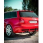Audi RS4 B5 - Silenziatore inox 90mm - 2x106x71 Tipo 32 - incluso adattatore a Y per downpipe 76mm (