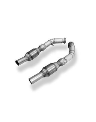 Audi RS4 B7 Manifold pipes 70mm con ECE approved HJS cataly (Cod. F-AU061250-KR)