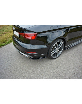Splitters posteriori laterali Audi S3 / A3 S-Line 8V FL berlina (Cod. M-AU-S3-3F-S-RSD1G)