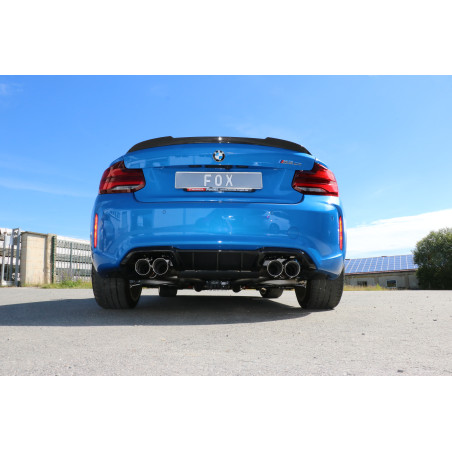 BMW F87 M2 Competition + CS Silenziatore posteriore con valvole (Cod. F-BM180025-292)