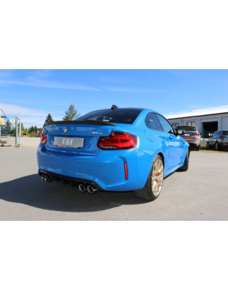 BMW F87 M2 Competition + CS Silenziatore posteriore con valvole (Cod. F-BM180025-292)